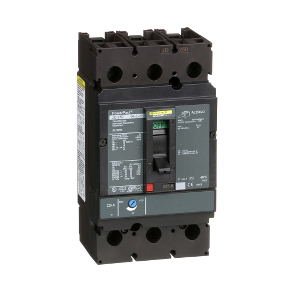 Schneider Electric Molded Case Circuit Breaker; 3-Pole; 225A; 600VAC/250VDC; 18kA @ 480VAC; Lugs - Both Ends; UL 489